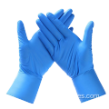 Guantes de nitrilo médico sin polvo anti-ácido Uso civil médico utilizando guantes de examen guantes de nitrilo químico